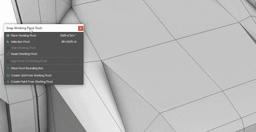 Hướng dẫn tải và crack 3DS Max 2023 cập nhật mới nhất 5 Chức năng Snap Working Pivot